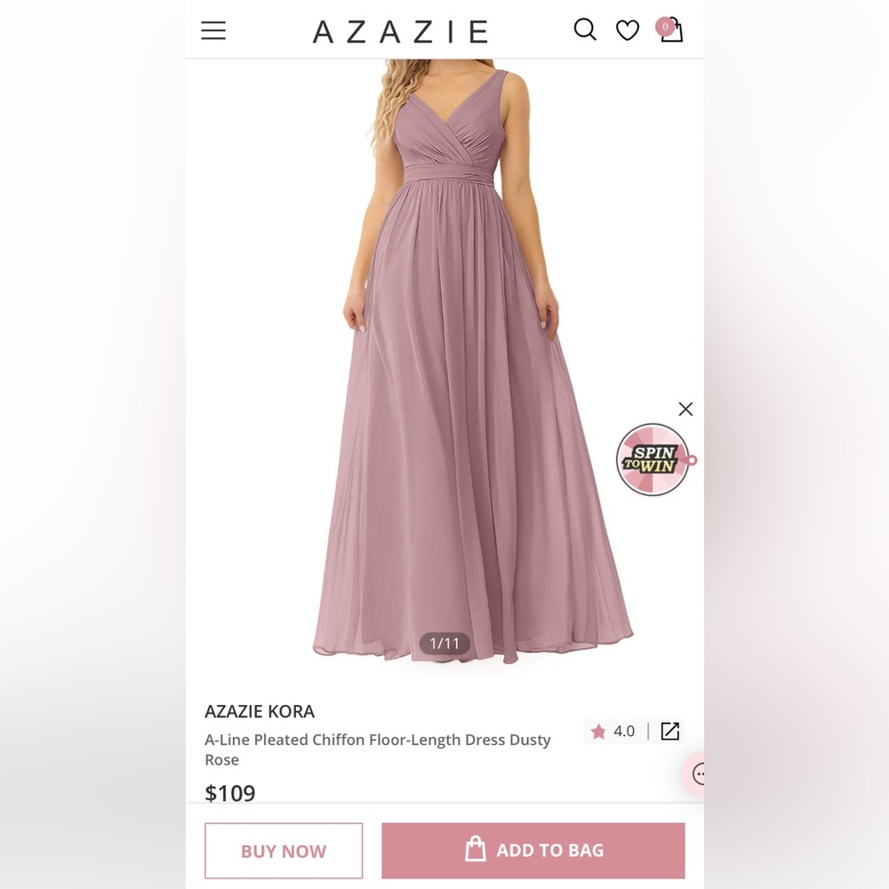 Azazie Kora Bridesmaid Dress